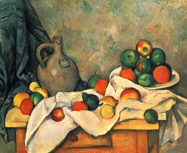 Still Life, Drapery, Pitcher, and Fruit Bowl 1893